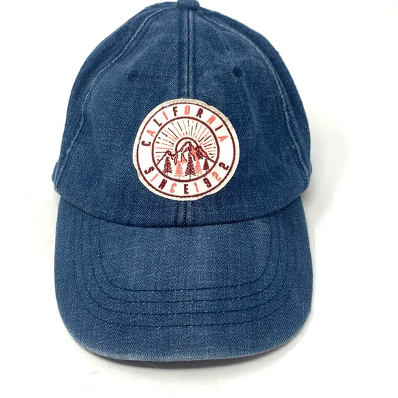 Hollister Accessories - Hollister California Patch Denim Baseball Hat